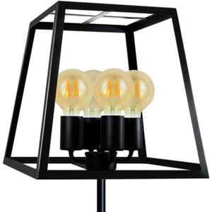 Lampa podłogowa czarna E27x4 FINLAND 308696 Polux