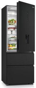 Lodówka HISENSE RT641N4WFE1 3D SkyLine No Frost 200cm Czarna Wi-Fi ConnectLife Metal Tech Cooling