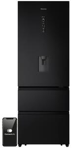 Lodówka HISENSE RT641N4WFE1 3D SkyLine No Frost 200cm Czarna Wi-Fi ConnectLife Metal Tech Cooling
