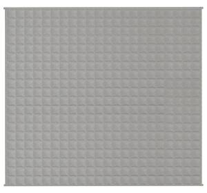 Koc obciążeniowy, szary, 200x230 cm, 13 kg, tkanina