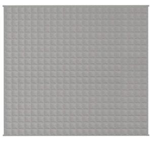 Koc obciążeniowy, szary, 200x220 cm, 13 kg, tkanina