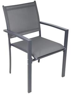 Zestaw krzeseł ogrodowych SASKA GARDEN 1065007 Szary (2 szt.)