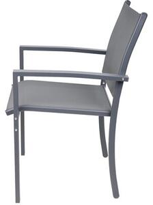 Zestaw krzeseł ogrodowych SASKA GARDEN 1065007 Szary (2 szt.)