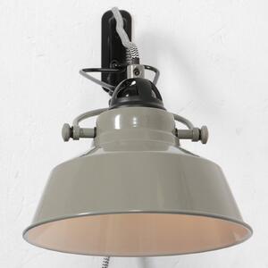 Steinhauer Kinkiet Nové, zielony, salon / jadalnia, metal, industrialny