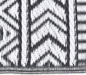 Dywan zewnętrzny, ARAKIL czarny, 190x290 cm, PP