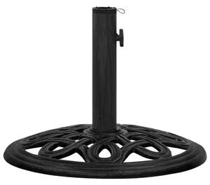Podstawa pod parasol, czarna, 44x44x32 cm, żeliwo
