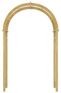 Pergola ogrodowa, 141x97x243 cm, impregnowane drewno sosnowe