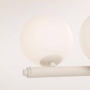 KARE Lampa wisząca szklana Scala Balls, możliwość ściemniania, kremowy / amber, salon / jadalnia, szkło, design