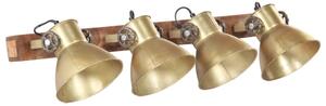 Industrialna lampa ścienna, miedź, 90x25 cm, E27