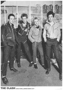 Plakat, Obraz The Clash - London 1977, (59.4 x 84 cm)