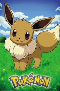 Plakat, Obraz Pokemon - Eevee, (61 x 91.5 cm)