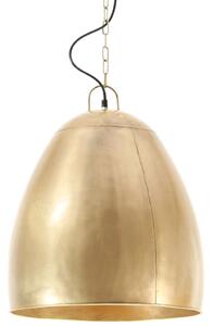Industrialna lampa wisząca, 25 W, mosiężna, okrągła, 42 cm, E27