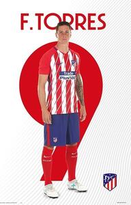 Plakat, Obraz Atletico Madrid 2017 2018 - F Torres, (61 x 91.5 cm)