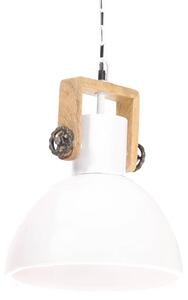 Industrialna lampa wisząca, 25 W, biała, okrągła, 30 cm, E27