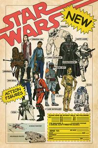 Plakat, Obraz Star Wars - Action Figures