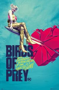 Plakat, Obraz Birds of Prey i fantastyczna emancypacja pewnej Harley Quinn - Broken Heart, (61 x 91.5 cm)