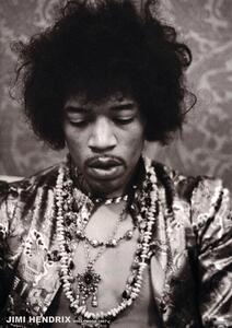 Plakat, Obraz Jimi Hendrix - Hollywood 1967, (59.4 x 84.1 cm)