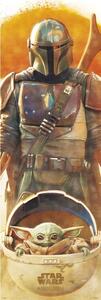 Plakat, Obraz Star Wars The Mandalorian