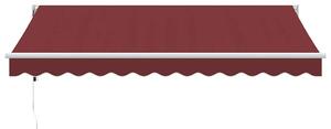 Automatycznie zwijana markiza, burgundowa, 350x250 cm