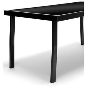 Zestaw mebli ogrodowych EHOKERY Graciosa Black 4w1 Czarny