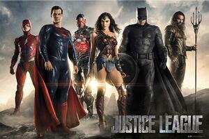 Plakat, Obraz Justice League - Group, (91.5 x 61 cm)