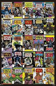 Plakat, Obraz Star Wars - Covers