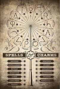 Plakat, Obraz Harry Potter - Spells and Charms, (61 x 91.5 cm)