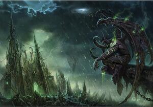 Plakat, Obraz World of Warcraft - Illidan Stormrage, (91.5 x 61 cm)