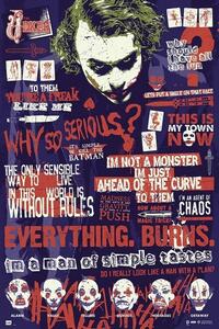 Plakat, Obraz Joker - Quotes, (61 x 91.5 cm)