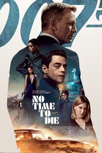 Plakat, Obraz James Bond No Time To Die - Profile