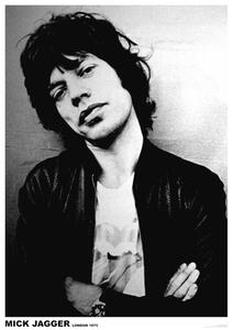 Plakat, Obraz Mick Jagger - London 1975, (59.4 x 84.1 cm)