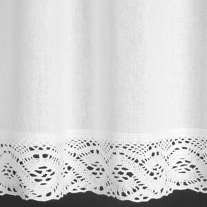 Firana gotowa EUROFIRANY Vince 150 x 30 cm BiaÅy