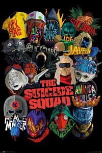 Plakat, Obraz The Suicide Squad - Icons, (61 x 91.5 cm)