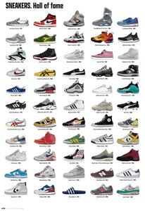 Plakat, Obraz Sneakers - Hall of Fame