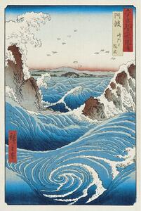 Plakat, Obraz Hiroshige - Whirlpools, (61 x 91.5 cm)