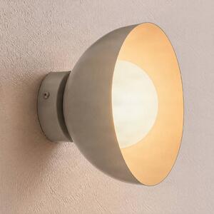 Kinkiet Bibi K1 EMIBIG LIGHTING, możliwość ściemniania, aluminiowy / szary / cynkowy, salon / jadalnia, szkło, nowoczesny