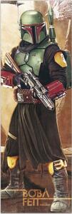 Plakat, Obraz Star Wars Boba Fett, (53 x 158 cm)