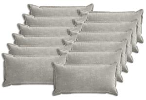 Poszewka na poduszkę 12 pcs HOUTEN jasnoszary 40 x 80 cm