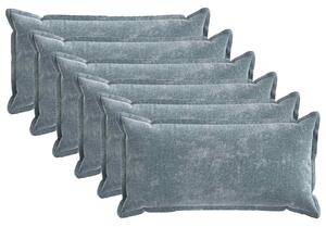 Poszewka na poduszkę 6 pcs HOUTEN Jasnoniebieski 40 x 80 cm