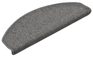 Maty na schody 15 szt. 65x24x4 cm Ciemnoszare Półokrągłe Duże