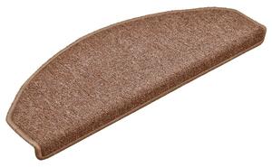 Maty na schody 15 szt. 65x24x4 cm Brązowe półokrągłe duże