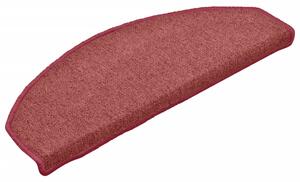 Maty na schody 15 szt. 65x24x4 cm Bordeaux Półokrągłe Duże