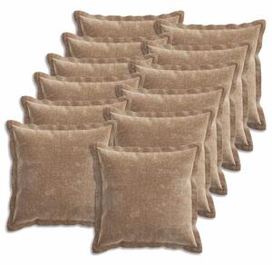 Poszewka na poduszkę 12 pcs HOUTEN brązowy 50 x 50 cm