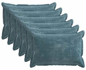 Poszewka na poduszkę 6 pcs HOUTEN niebieski 50 x 70 cm