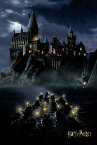 Plakat, Obraz Harry Potter - Hogwart, (80 x 120 cm)