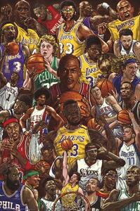 Plakat, Obraz Basketball Superstars