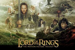 Plakat, Obraz Lord of the Rings - Trilogy, (120 x 80 cm)