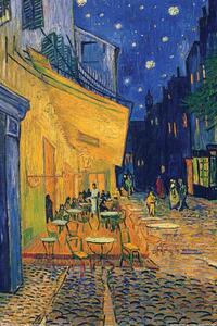 Plakat, Obraz Vincent van Gogh - Caf Terrace, (80 x 120 cm)