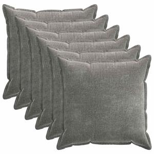 Poszewka na poduszkę 6 pcs HOUTEN ciemnoszary 70 x 70 cm