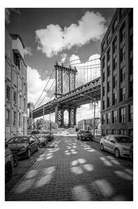 Plakat, Obraz Melanie Viola - New York City Manhattan Bridge, (40 x 60 cm)